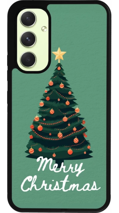 Samsung Galaxy A54 Case Hülle - Silikon schwarz Christmas 25 Xmas Tree