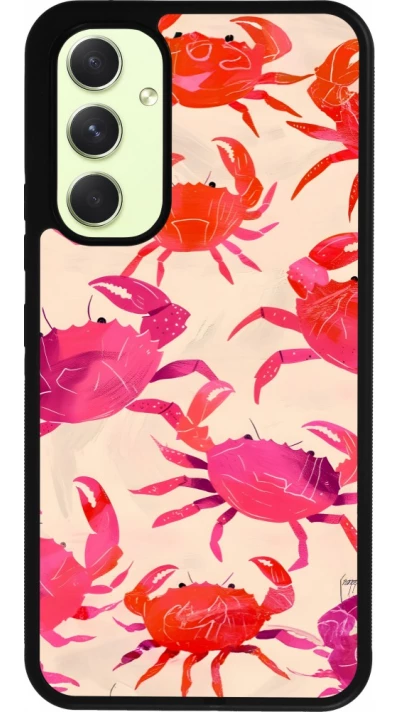 Samsung Galaxy A54 Case Hülle - Silikon schwarz Crabs Paint