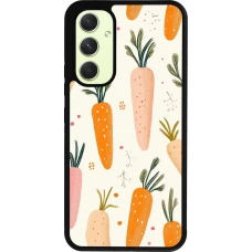 Coque Samsung Galaxy A54 5G - Silicone rigide noir Easter 2026 Illustration carrots
