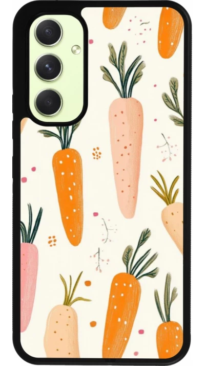 Samsung Galaxy A54 Case Hülle - Silikon schwarz Easter 2026 Illustration carrots