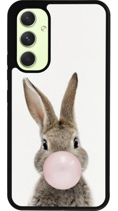 Samsung Galaxy A54 Case Hülle - Silikon schwarz Easter 2023 bubble gum bunny