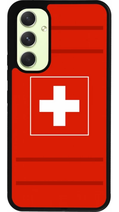 Samsung Galaxy A54 Case Hülle - Silikon schwarz Euro 2020 Switzerland