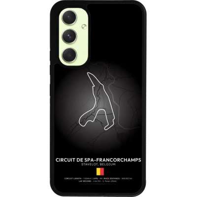 Coque Samsung Galaxy A54 5G - Silicone rigide noir F1 Track 2025 Belgium