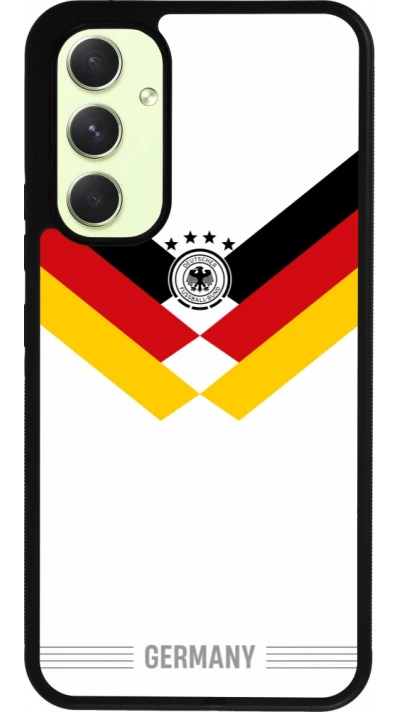 Coque Samsung Galaxy A54 5G - Silicone rigide noir Maillot de football Allemagne 2026 personnalisable