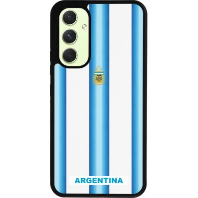 Samsung Galaxy A54 Case Hülle - Silikon schwarz Argentinien 2026 personalisierbares Fussballtrikot