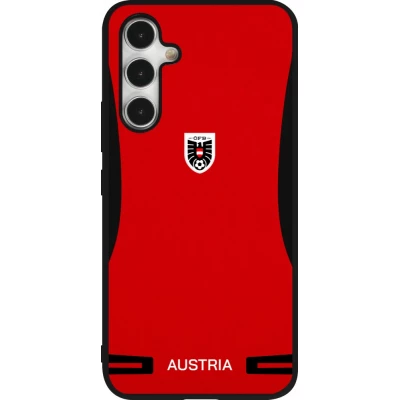 Samsung Galaxy A54 Case Hülle - Silikon schwarz O?sterreich 2026 personalisierbares Fussballtrikot