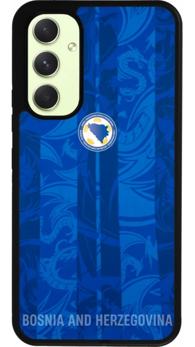 Coque Samsung Galaxy A54 5G - Silicone rigide noir Maillot de football Bosnie-Herzégovine 2026 personnalisable