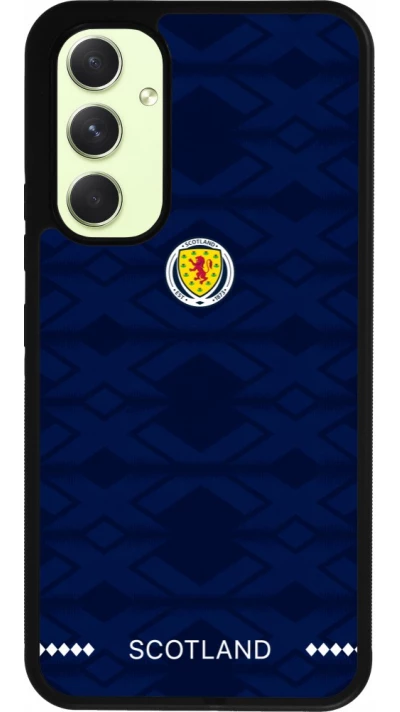 Coque Samsung Galaxy A54 5G - Silicone rigide noir Maillot de football Ecosse 2026 personnalisable