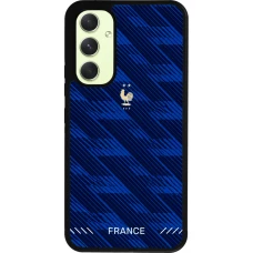 Coque Samsung Galaxy A54 5G - Silicone rigide noir Maillot de football France 2026 personnalisable