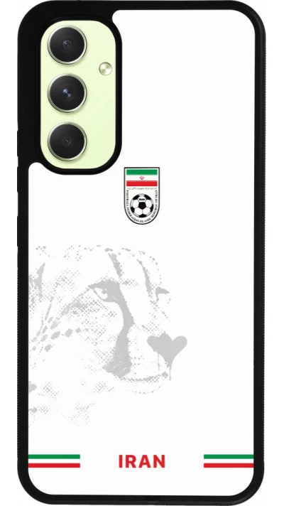 Coque Samsung Galaxy A54 5G - Silicone rigide noir Maillot de football Iran 2026 personnalisable