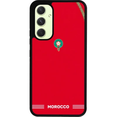 Samsung Galaxy A54 Case Hülle - Silikon schwarz Marokko 2026 personalisierbares Fussballtrikot
