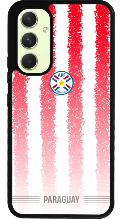 Coque Samsung Galaxy A54 5G - Silicone rigide noir Maillot de football Paraguay 2026 personnalisable