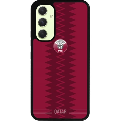 Samsung Galaxy A54 Case Hülle - Silikon schwarz Qatar 2026 personalisierbares Fussballtrikot