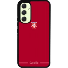 Samsung Galaxy A54 Case Hülle - Silikon schwarz Tschechische Republik 2026 personalisierbares Fussballtrikot