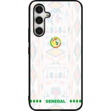 Coque Samsung Galaxy A54 5G - Silicone rigide noir Maillot de football Sénégal 2026 personnalisable