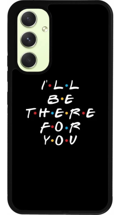 Samsung Galaxy A54 Case Hülle - Silikon schwarz Friends Be there for you