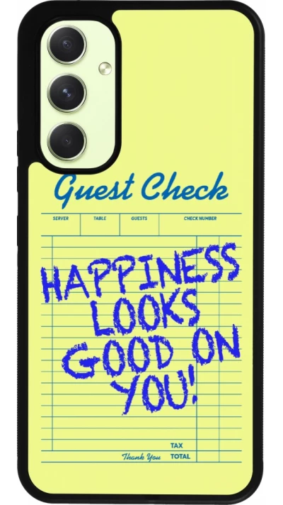 Samsung Galaxy A54 Case Hülle - Silikon schwarz Guest check 2026