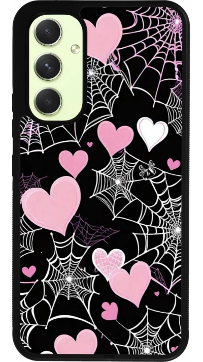 Samsung Galaxy A54 Case Hülle - Silikon schwarz Halloween 2024 girly