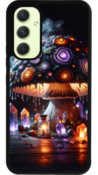 Coque Samsung Galaxy A54 5G - Silicone rigide noir Halloween Potion Magic