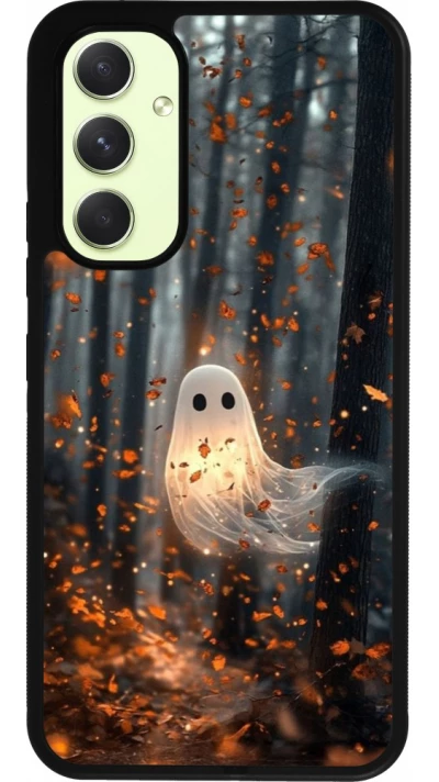 Samsung Galaxy A54 Case Hülle - Silikon schwarz Halloween 2025 Ghost in the forest