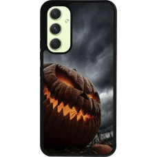 Coque Samsung Galaxy A54 5G - Silicone rigide noir Halloween 2026 The Wicked Pumpkin