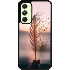 Samsung Galaxy A54 Case Hülle - Silikon schwarz Hello September 11 19