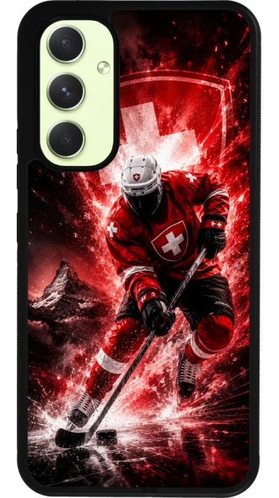 Coque Samsung Galaxy A54 5G - Silicone rigide noir Hockey World Championship Player