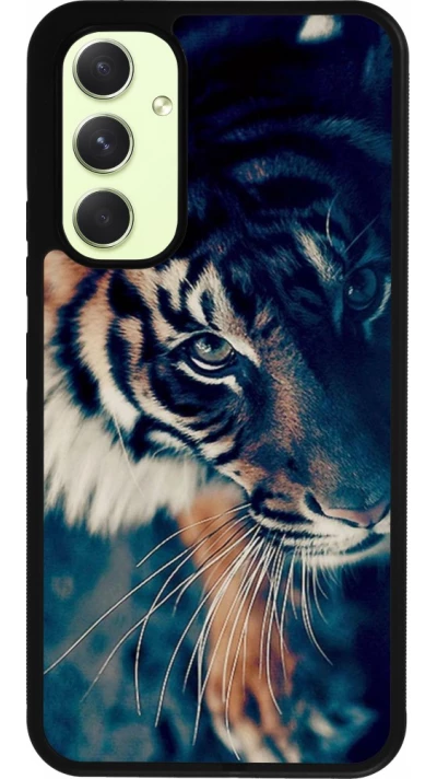 Coque Samsung Galaxy A54 5G - Silicone rigide noir Incredible Lion