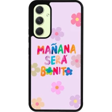 Samsung Galaxy A54 Case Hülle - Silikon schwarz Karol G Manana sera bonito