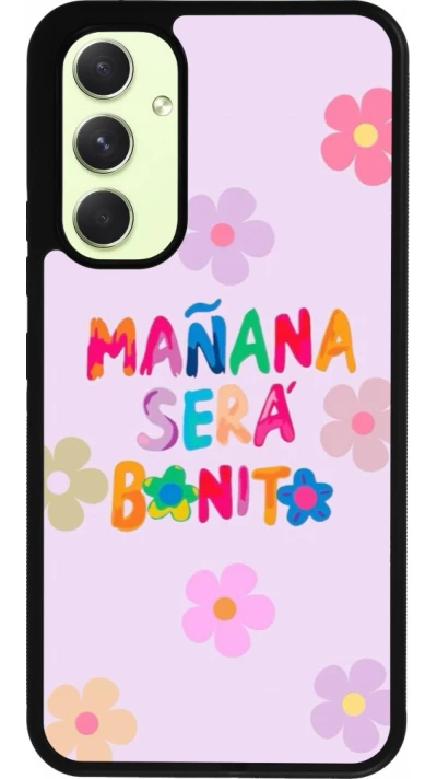Coque Samsung Galaxy A54 5G - Silicone rigide noir Karol G Manana sera bonito