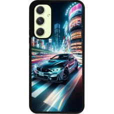 Coque Samsung Galaxy A54 5G - Silicone rigide noir BMW M4 Tokyo Night