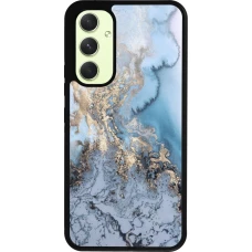 Samsung Galaxy A54 Case Hülle - Silikon schwarz Marble 04