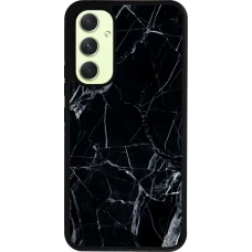 Coque Samsung Galaxy A54 5G - Silicone rigide noir Marble Black 01