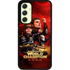 Samsung Galaxy A54 Case Hülle - Silikon schwarz Max Verstappen Champion 2023