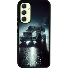Coque Samsung Galaxy A54 5G - Silicone rigide noir Mercedes G AMG Night