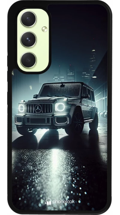 Coque Samsung Galaxy A54 5G - Silicone rigide noir Mercedes G AMG Night