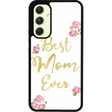 Coque Samsung Galaxy A54 5G - Silicone rigide noir Mom 2024 best Mom ever