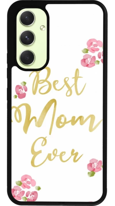 Coque Samsung Galaxy A54 5G - Silicone rigide noir Mom 2024 best Mom ever
