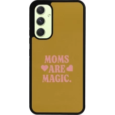 Samsung Galaxy A54 Case Hülle - Silikon schwarz Mom 2026 Are Magic