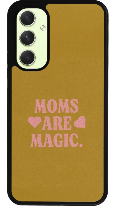 Coque Samsung Galaxy A54 5G - Silicone rigide noir Mom 2026 Are Magic