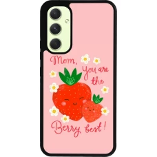 Samsung Galaxy A54 Case Hülle - Silikon schwarz Mom 2026 Berry best