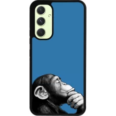 Samsung Galaxy A54 Case Hülle - Silikon schwarz Monkey Pop Art