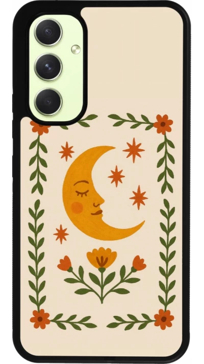 Samsung Galaxy A54 Case Hülle - Silikon schwarz Half moon stamp 2026
