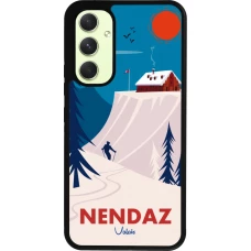 Samsung Galaxy A54 Case Hülle - Silikon schwarz Nendaz Cabane Ski