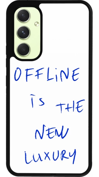 Coque Samsung Galaxy A54 5G - Silicone rigide noir Offline is the new luxury