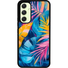 Coque Samsung Galaxy A54 5G - Silicone rigide noir Palms Blue