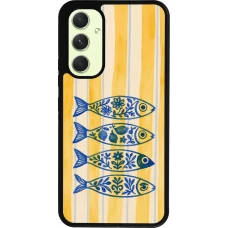 Samsung Galaxy A54 Case Hülle - Silikon schwarz Portuguese fish 2026