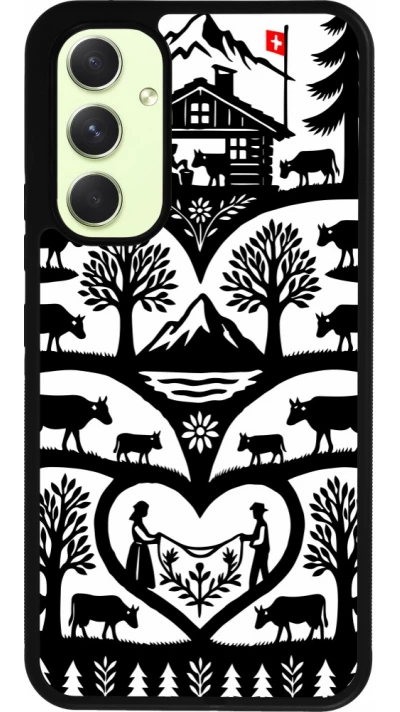 Samsung Galaxy A54 Case Hülle - Silikon schwarz Poya Schweiz 2