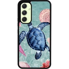 Samsung Galaxy A54 Case Hülle - Silikon schwarz Preppy Turtle