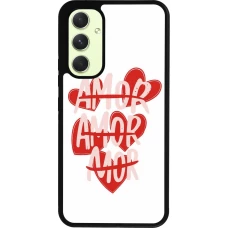 Samsung Galaxy A54 Case Hülle - Silikon schwarz Saint Valentines Day 26 Amor